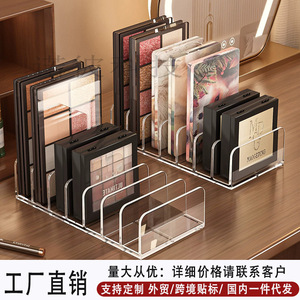 Transparent Acrylic Cosmetic Storage Box Drawer Style Makeup Organizer <b>Desktop</b> <b>Shelf</b> For Eyeshadow Palette Durable - Product Image 3