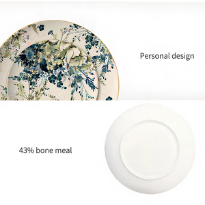 Groothandel Bruiloft Servies Bone China Keramische Lader Plaat Gerechten <span class=keywords><strong>Set</strong></span> - Product Image 6