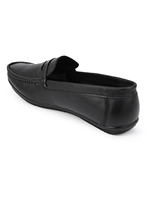 Mocasines Negros de Cuero Genuino para Hombre, Elegantes, Cómodos, Flexibles y Suaves, Estilo Casual y Formal, Diseño Sólido, para Todas las Temporadas