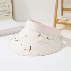 Gorra Deportiva Unisex al por Mayor, Estilo Chino, con Flores 3D, Hueca, Anti-UV, de Ala Ancha, Transpirable y Cómoda - Product Image 3