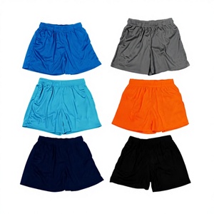 Shorts de basketball vintage décontractés pour hommes en tissu peigné uni, respirants, écologiques, séchage rapide, pour l'été, la gym et la course, avec cordon de serrage - Product Image 1