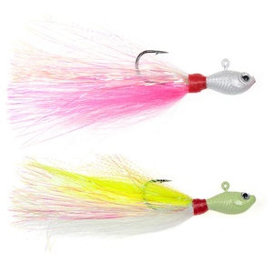 Señuelo de Pesca Personalizable con Cabeza de Jig y Pelo de Ciervo para Pesca en Agua Salada, Señuelos de Pesca con Cabeza de Jig y Pelo de Ciervo - Product Image 2