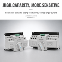 EPEPRO 32A 63A 4P Commutateur de transfert automatique ATS Contrôleur de double alimentation AC400V Commutateur de commutation triphasé