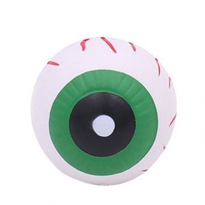 PU Foam Eyeball Shape Stress Ball 6cm Sports Toy for Anti-Stress Promotional with Custom Logo Printing Free Sample Available - Product Image 1