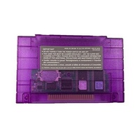 Vente flash - Cartouche multi-jeux SNES Purple Shell 110 en 1 avec communication filaire, version anglaise NTSC/USA