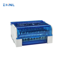 Barre omnibus 4 phases Rail Din Blocs de jonction de distribution d'énergie Grand courant 411 Connecteur de borne électrique Boîte de jonction