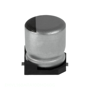 ตัวแทนจำหน่ายอย่างเป็นทางการ ตัวเก็บประจุแบบ SMD ชนิดอลูมิเนียม 10uF 20% 16V รุ่น EMVL160ARA100MD60G 10 ยูเอฟ - Product Image 1
