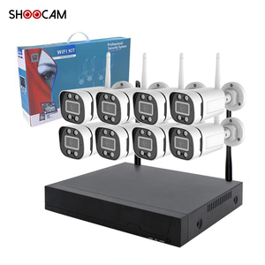 ShooCam - Kit de Sistema de <span class=keywords><strong>Vigilancia</strong></span> IP Inalámbrico para el Hogar, 4 Canales, 8 Canales, 4K, CCTV, NVR, Accesorios de Red, Sistemas Impermeables, Juego de Cámaras - Product Image 1