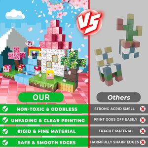 Bloques de Construcción Magnéticos 3D, Juego de Bloques de Plástico, Regalos de Cumpleaños para Niños, Mejora las Habilidades Cognitivas, Desarrolla la Creatividad - Product Image 4