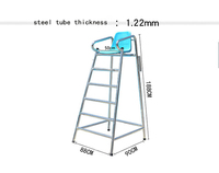 Chaises de sauveteur en acier inoxydable pour piscine, équipement de sauveteur super sûr, 188x90x88cm, modèle YD-005
