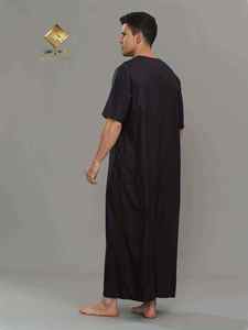 HARAMAIN Nouvelle tenue décontractée pour hommes musulmans marocains, en mélange polyester et viscose sans couture, fabriquée dans une excellente usine - Product Image 1