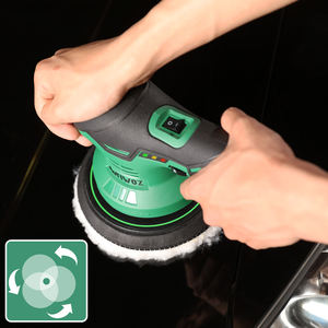 מלטשת רכב ניידת אלחוטית OEM 12V מיני חשמלית 24W 6 מהירויות עם סוללה 2.0Ah 5000 סל\\\"ד מטען נייח ואחריות לשנה - Product Image 6