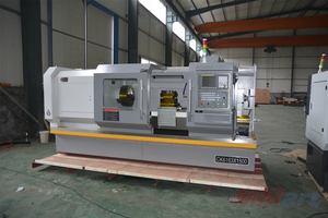 उच्च परिशुद्धता c6163 cnc लैथ मशीन धातु मोड़ के साथ फ्लैट बिस्तर cnc लाथा 6 स्टेशन बुर्ज के साथ - Product Image 3