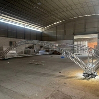 Estructura de Soporte de Aluminio para Techos Curvos, Arqueados y Redondos, Sistemas de Exhibición para Eventos, Conciertos, Iluminación y Escenarios