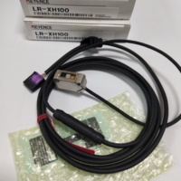 Sensor de Distancia Láser LR-XH100 con Precisión de mm/Sub-mm, Cable de 2m, Unidad Amplificadora de 100mm, Medición de Distancia y Posicionamiento