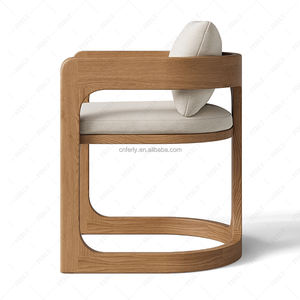 FERLY Solid <strong>Teak</strong> Outdoor <strong>Dining</strong> <strong>Table</strong> Set with 6 Chairs All Weather Patio Garden Furniture - Product Image 5