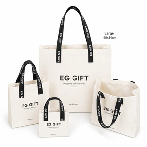 Bolsa de Lona de Algodón de Color Personalizado, Bolsas Lisas sin Estampado para Proyectos de Manualidades de Impresión DIY, Uso Personal, Interior Laminado - Product Image 2