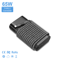 Adaptateur de chargeur pour ordinateur portable 65W pour HP DELL LN Type-C Chargeur USB-C Certifié CE/FCC/ROHS/UL Câble en nylon tressé Qualité supérieure