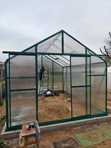 Serre de jardin écologique en acier avec verre trempé et fonctions de culture hydroponique - Product Image 3