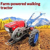 Tracteur agricole d'occasion complet avec mini-tracteur manuel et remorque tractée – Vente en gros usine