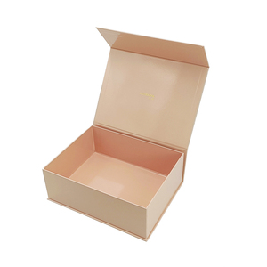Caja de cartón reciclable para camisetas rosas, embalaje de papel brillante, caja de cartón personalizada con impresión de logotipo - Product Image 1
