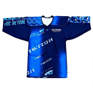 เสื้อฮอกกี้แบบซับลิเมชั่นสั่งทำพิเศษคุณภาพพรีเมียม Sibrin |   ผ้าตาข่ายโพลีเอสเตอร์ 100% เป็นมิตรกับสิ่งแวดล้อม ระบายอากาศได้ดี |   ชื่อ/หมายเลขทีมที่กำหนดเอง | - Product Image 3