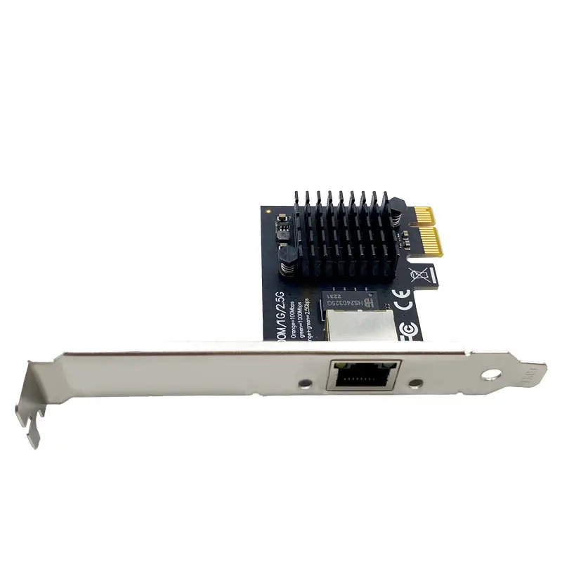 RTL8125BG Gigabit Ethernet PCI Express Placa de rede 10/100/2500Mbps 1Gbps/2.5Gbps RJ45 LAN Adaptador PCIe para PC