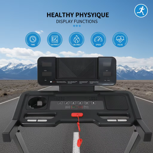 <span class=keywords><strong>Tapis</strong></span> roulant électrique <span class=keywords><strong>pliable</strong></span> <span class=keywords><strong>et</strong></span> compact avec écran LED <span class=keywords><strong>et</strong></span> barre <span class=keywords><strong>de</strong></span> guidage pour la <span class=keywords><strong>marche</strong></span> <span class=keywords><strong>et</strong></span> le fitness à domicile - Product Image 3