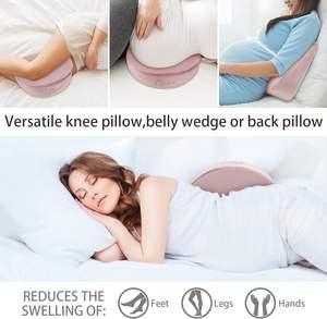 Hamilelik kama yastık uyku için annelik kama yastık sırt desteği için bellek köpük kama yastık yan uyku için - Product Image 4