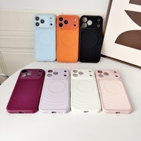Coque de téléphone magnétique à texture ondulée et agréable au toucher pour iPhone 17 Pro Max et iPhone 17 – Nouvelle protection transfrontalière
