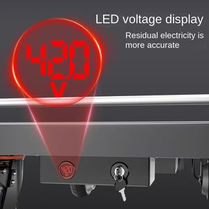 Carretilla plana Industrial Eléctrica del acero inoxidable de cuatro ruedas con diseño del motor 350W y de la plataforma - Product Image 5