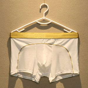 Calzoncillos bóxer personalizados sin costuras de nailon 90% con estilo de alta calidad, ropa interior de lujo para hombre, pantalones cortos, Calzoncillos Bóxer lisos de tamaño completo - Product Image 1