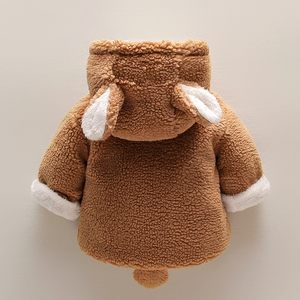 เสื้อโค้ทกันหนาวเด็กผู้หญิง แบรนด์ Huzhou Zhili รุ่น Winter Child  ขนเฟอร์หนานุ่ม อุ่นสบาย  ตกแต่งหูกระต่ายน่ารัก  มีหลายสี  เสื้อคลุมกันหนาว - Product Image 2