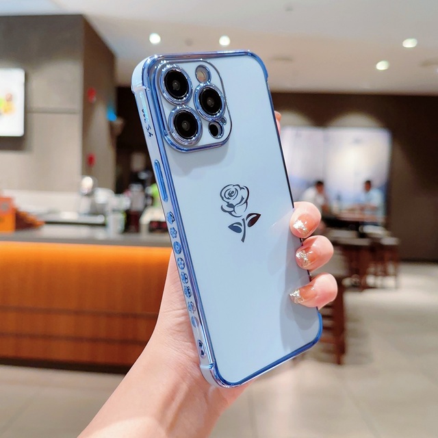 New Design Luxury IMD Flower Printing Tpu Pc Mobile Phone Case for Iphone 12 13 14 15 Pro Max