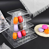 Kuchen Dekorations werkzeuge Cupcake Macaron Keks Keks Kunststoff zeigt Stand Kuchen Einstellung für Geburtstag Hochzeits feier 4/6/8/9/10