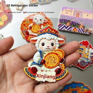Imán de Resina de Camello Tianshan de las Regiones Occidentales de Xinjiang, Recuerdo de Viaje Creativo y Cultural en 3D - Product Image 3