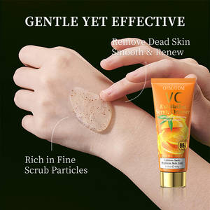 Crème exfoliante à l'aloe vera et à l'avocat, nettoyant <span class=keywords><strong>visage</strong></span> blanchissant avec des ingrédients à base de plantes, marque privée OEM ODM - Product Image 2