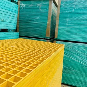 Mới công nghiệp sợi thủy tinh gia cố Sàn Lưới nhựa, cường độ cao FRP GRP đúc lưới như sàn Catwalk nền tảng lối đi - Product Image 1