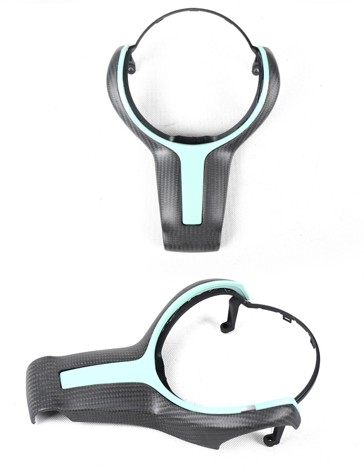 For BMW M2 F87 M3 F80 M4 F82 M6 F06 F12 F13 X5M F85 X6M F86 Carbon Fiber Steering Wheel Trim Cover for decoration car styling