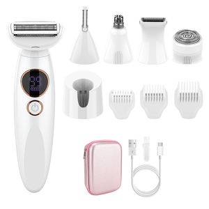 Depiladora Eléctrica 5 en 1 para Mujer, Recortadora de Vello de Nariz, Cejas, Bikini, Afeitadora Impermeable, Depiladora Facial - Product Image 2