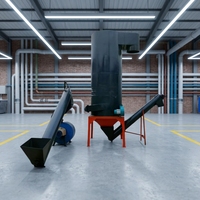 Vertikaler Luftseparator für Zerkleinerungsmaterial Leichte vertikale Sortiermaschine für Materialien