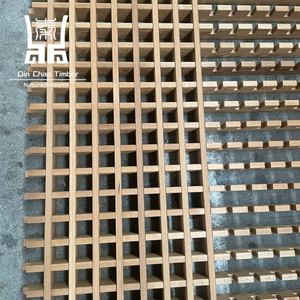 Rejilla Decorativa Interior de <span class=keywords><strong>Pino</strong></span> Termotratado de Tamaño Personalizable, <span class=keywords><strong>Sin</strong></span> <span class=keywords><strong>Nudos</strong></span>, Color Claro Moderno, con Beneficios Naturales para la Salud - Product Image 4