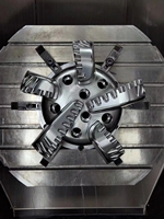 Centre d'usinage vertical CNC robuste, 1200 mm de largeur de serrage maximale, cinq axes, fraisage de métaux, contrôleur haute précision