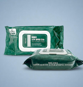 MILOWI EDDEALE CICA CLEANSING TISSUE 100 Feuilles Démaquillant Apaisant à la Centella - Product Image 3