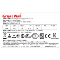 Flex 1U 251W GreatWall Industrial Computer Power Supply Server Accessories untuk Desktop Server Tersedia di Stok Antarmuka 20+4Pin psu
