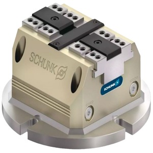 Étau pneumatique à deux mors Schunk PGS3 avec interface de changement rapide Vero S, série 100-140 - Product Image 1