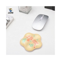 Tapis de clavier en forme d'étoile à cinq branches pour PC, tapis de souris personnalisé, tapis de souris transparent, repose-poignet pour souris, pour la maison et le bureau