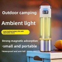 Linterna de Nuevo Estilo con Potente Haz Láser, Cuerpo de Aleación de Aluminio, Enfoque Ajustable, Recargable, Portátil, Uso en Exteriores, Luz Dual