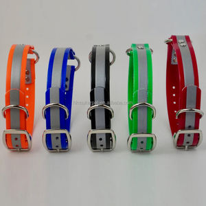 Collar de Perro de Liberación Rápida, de Nailon y Poliéster Recubierto de TPU Plástico Flexible Naranja, Suave y Resistente a los Olores, para Entrenamiento y Paseo - Product Image 4