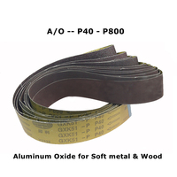 Bande abrasive céramique premium 2x48 pouces, haute résistance, oxyde d'aluminium et de zircone, pour le meulage du métal, de l'acier inoxydable, de l'aluminium et du bois